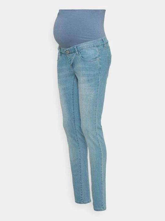 Zdjęcie produktu Jeansy Skinny Fit Supermom jasnoniebieski denim