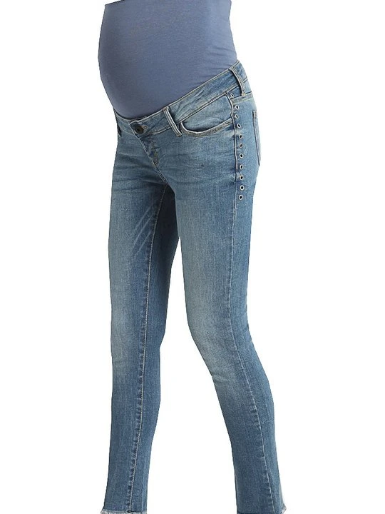 Zdjęcie produktu Jeansy Skinny Fit Supermom niebieski denim