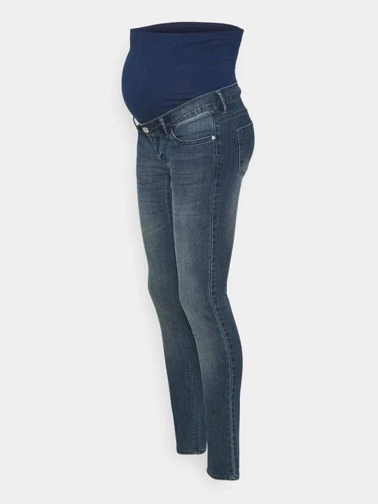 Zdjęcie produktu Jeansy Skinny Fit Supermom niebieski denim