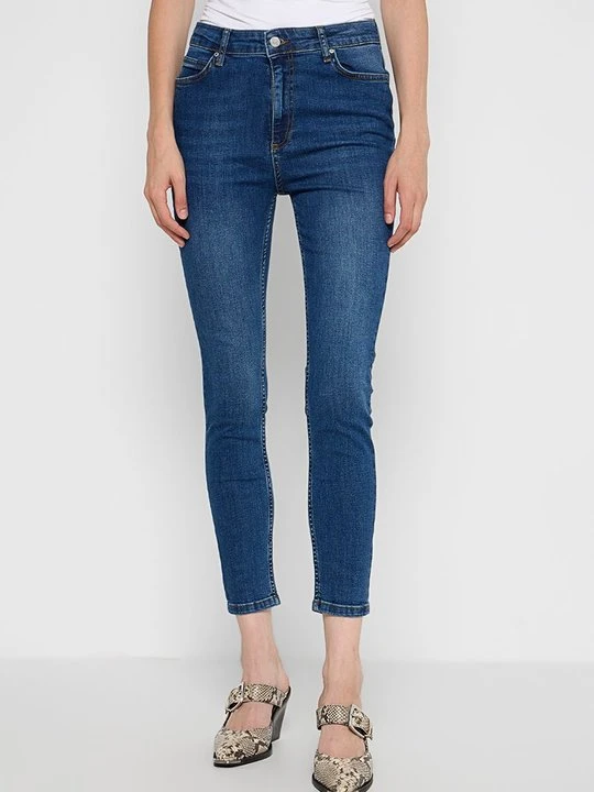 Zdjęcie produktu Jeansy Skinny Fit Trendyol granatowy