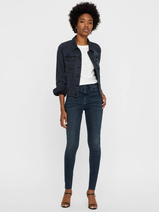 Zdjęcie produktu Jeansy Skinny Fit Vero Moda ciemnoniebieski
