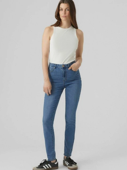 Zdjęcie produktu Jeansy Skinny Fit Vero Moda niebieski denim