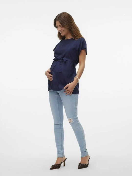 Zdjęcie produktu Jeansy Skinny Fit Vero Moda jasnoniebieski denim