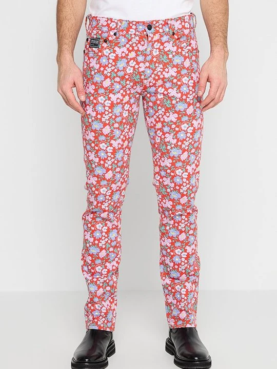 Zdjęcie produktu Jeansy Skinny Fit Versace Jeans Couture czerwony