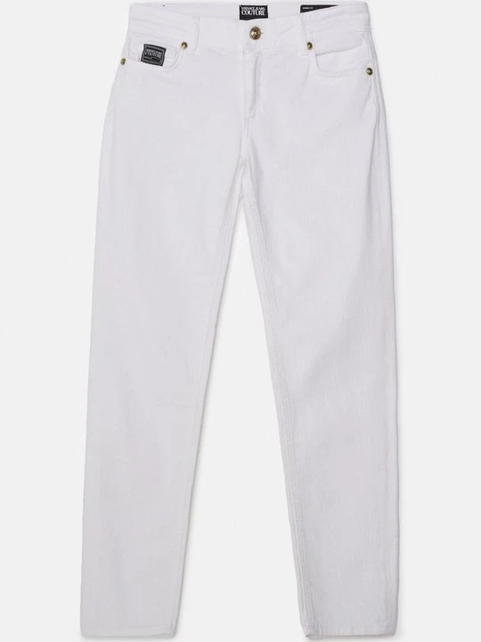 Zdjęcie produktu Jeansy Skinny Fit Versace Jeans Couture mleczny