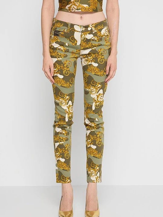 Zdjęcie produktu Jeansy Skinny Fit Versace Jeans Couture khaki