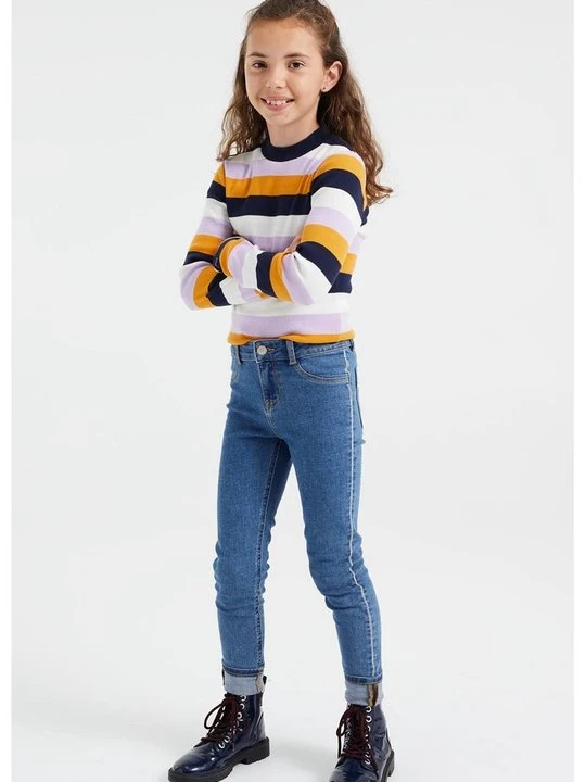 Zdjęcie produktu Jeansy Skinny Fit WE Fashion niebieski