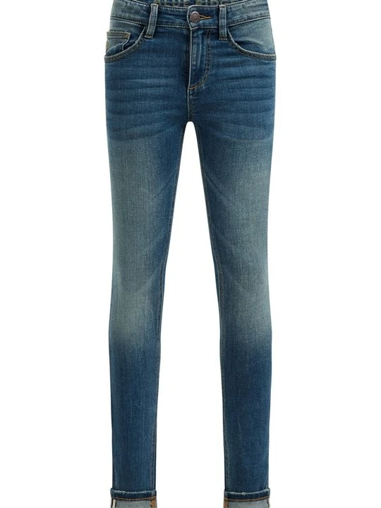 Zdjęcie produktu Jeansy Skinny Fit WE Fashion granatowy