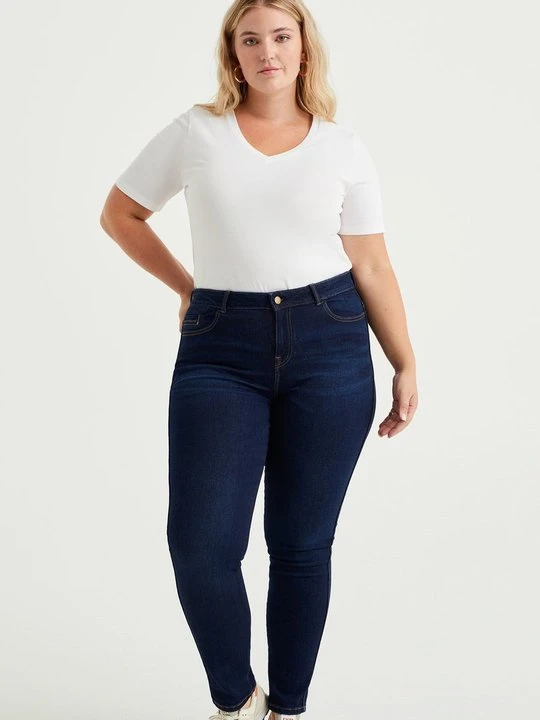 Zdjęcie produktu Jeansy Skinny Fit WE Fashion granatowy