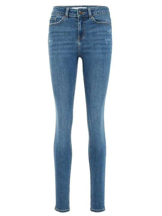 Zdjęcie produktu Jeansy Skinny Fit WE Fashion niebieski denim