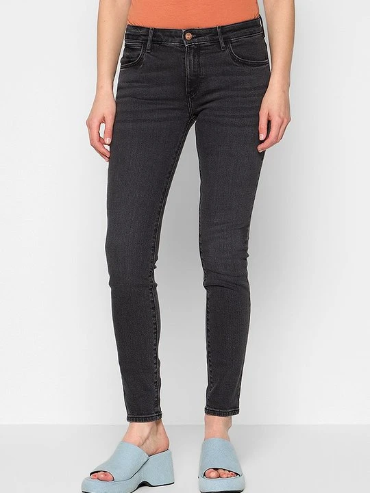 Zdjęcie produktu Jeansy Skinny Fit Wrangler czarny