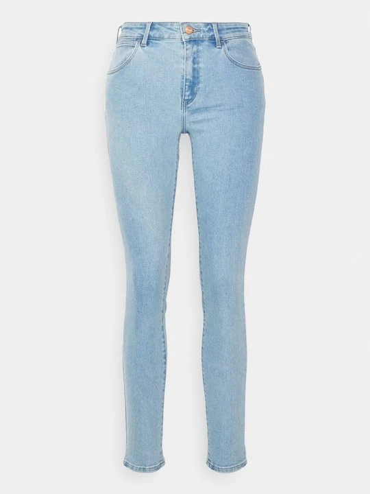 Zdjęcie produktu Jeansy Skinny Fit Wrangler jasnoniebieski denim