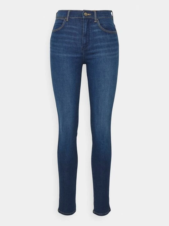 Zdjęcie produktu Jeansy Skinny Fit Wrangler ciemnoniebieski