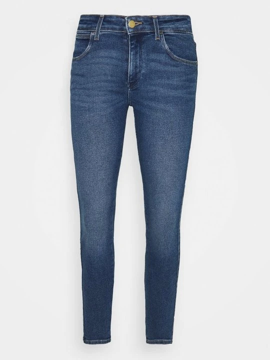 Zdjęcie produktu Jeansy Skinny Fit Wrangler niebieski denim