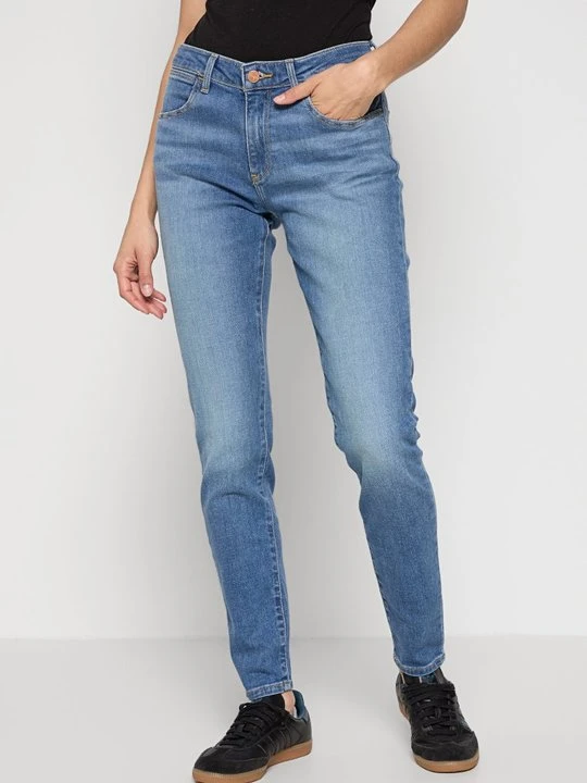 Zdjęcie produktu Jeansy Skinny Fit Wrangler niebieski