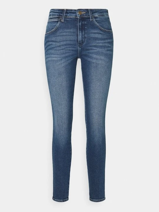 Zdjęcie produktu Jeansy Skinny Fit Wrangler niebieski denim