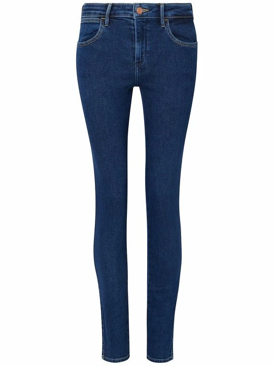 Zdjęcie produktu Jeansy Skinny Fit Wrangler niebieski denim
