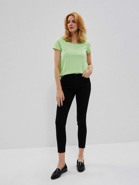 Zdjęcie produktu Jeansy skinny medium waist czarne Moodo