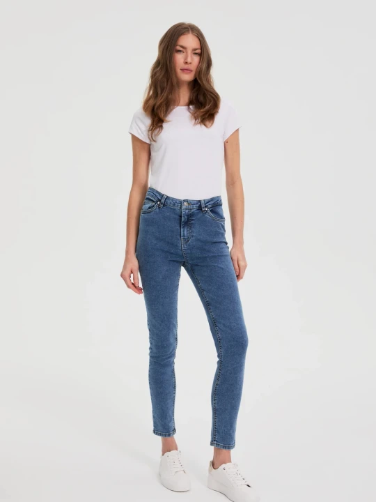 Zdjęcie produktu Jeansy skinny niebieskie Moodo