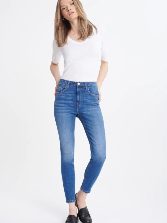 Zdjęcie produktu Jeansy skinny push up Greenpoint niebieski