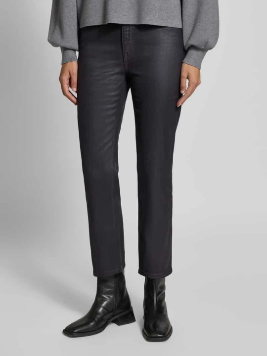 Zdjęcie produktu Jeansy skrócone o kroju straight fit Lauren Ralph Lauren Czarny
