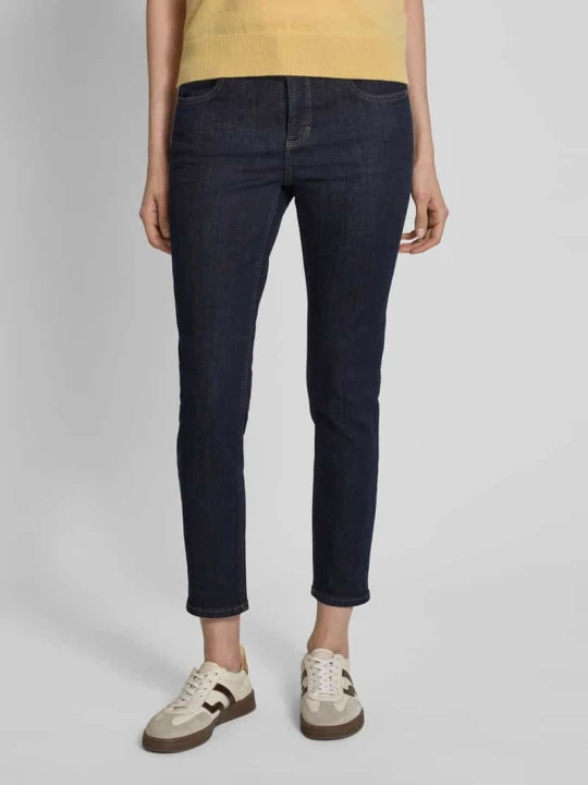 Zdjęcie produktu Jeansy o kroju skinny fit z 5 kieszeniami model ‘Ornella’ Angels Ciemnoniebieski