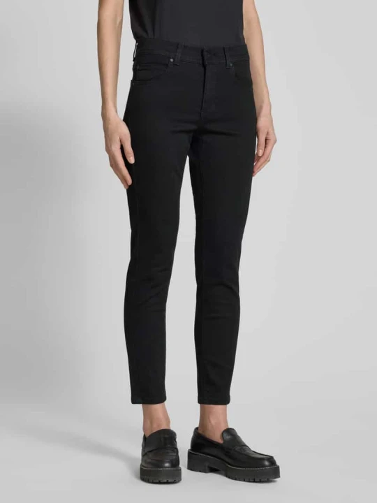 Zdjęcie produktu Jeansy o skróconym kroju skinny fit model ‘Ornella’ Angels Czarny