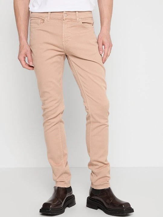 Zdjęcie produktu Jeansy Slim Fit 7 For All Mankind morelowy