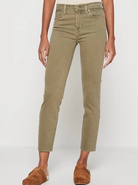 Zdjęcie produktu Jeansy Slim Fit 7 For All Mankind oliwkowy