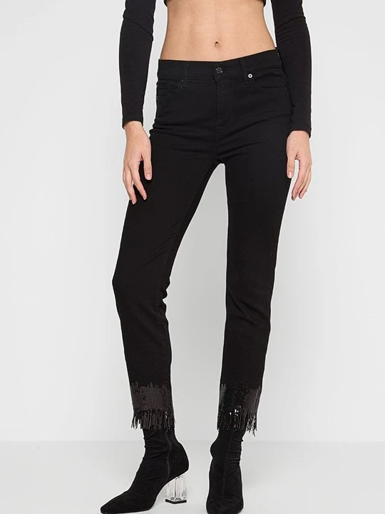 Zdjęcie produktu Jeansy Slim Fit 7 For All Mankind czarny