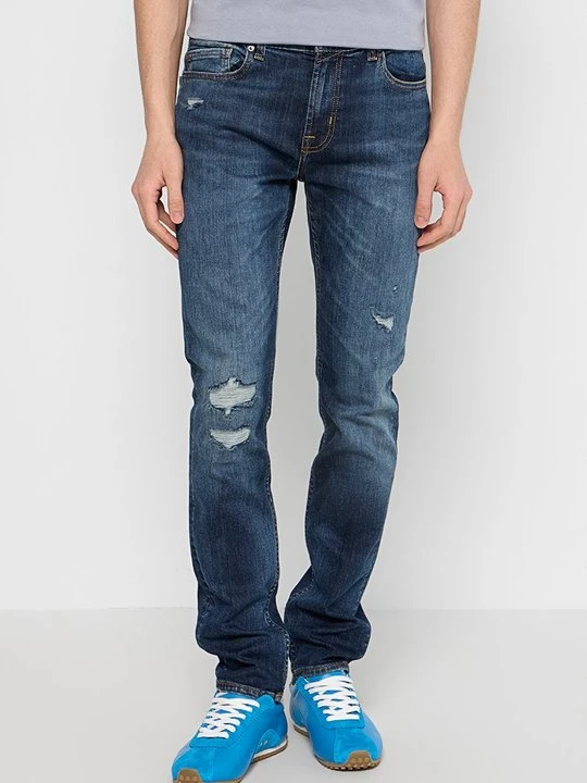 Zdjęcie produktu Jeansy Slim Fit 7 For All Mankind niebieski