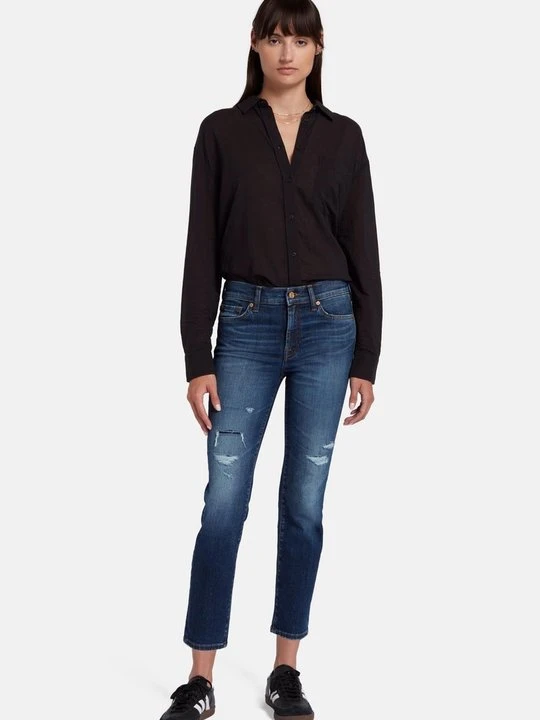 Zdjęcie produktu Jeansy Slim Fit 7 For All Mankind granatowy