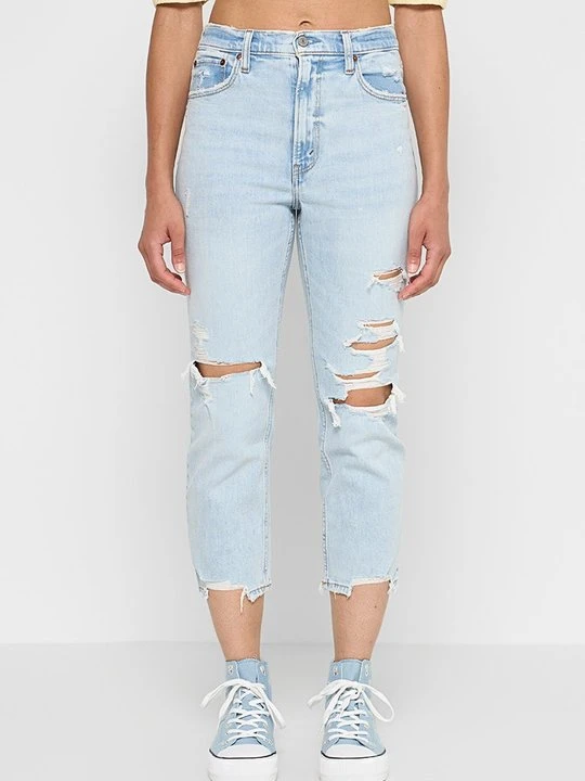 Zdjęcie produktu Jeansy Slim Fit Abercrombie & Fitch jasnoniebieski