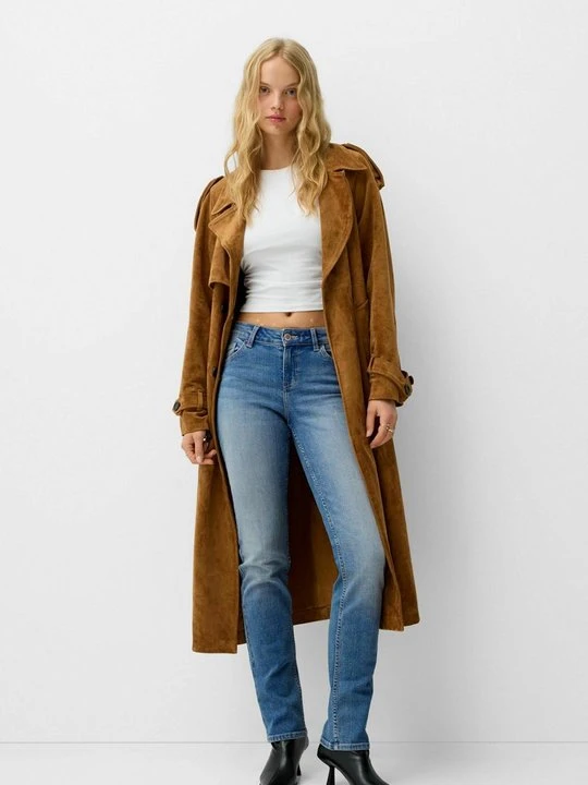 Zdjęcie produktu Jeansy Slim Fit Bershka granatowy
