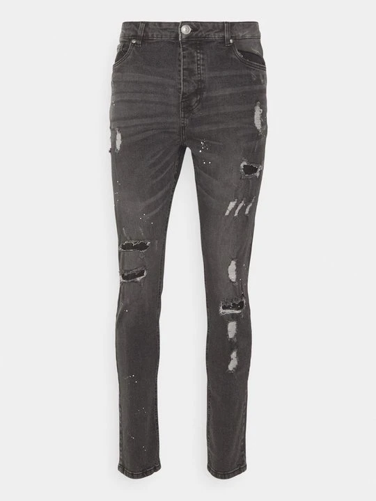 Zdjęcie produktu Jeansy Slim Fit Brave Soul szary melanż