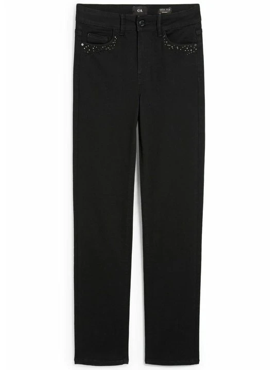 Zdjęcie produktu Jeansy Slim Fit C&A czarny melanż