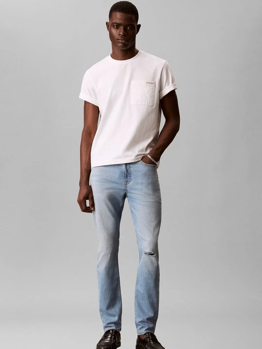 Zdjęcie produktu Jeansy Slim Fit Calvin Klein Jeans jasnoniebieski