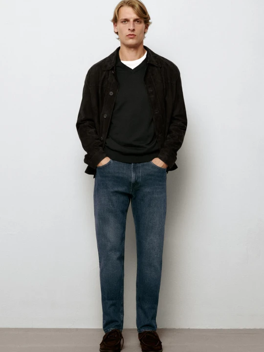 Zdjęcie produktu Jeansy Slim Fit - Ciemnoniebieski - Massimo Dutti - Male