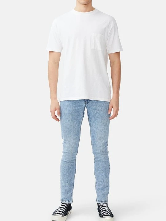 Zdjęcie produktu Jeansy Slim Fit Cotton On niebieski denim