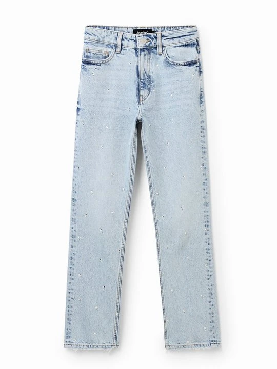 Zdjęcie produktu Jeansy Slim Fit Desigual niebieski denim