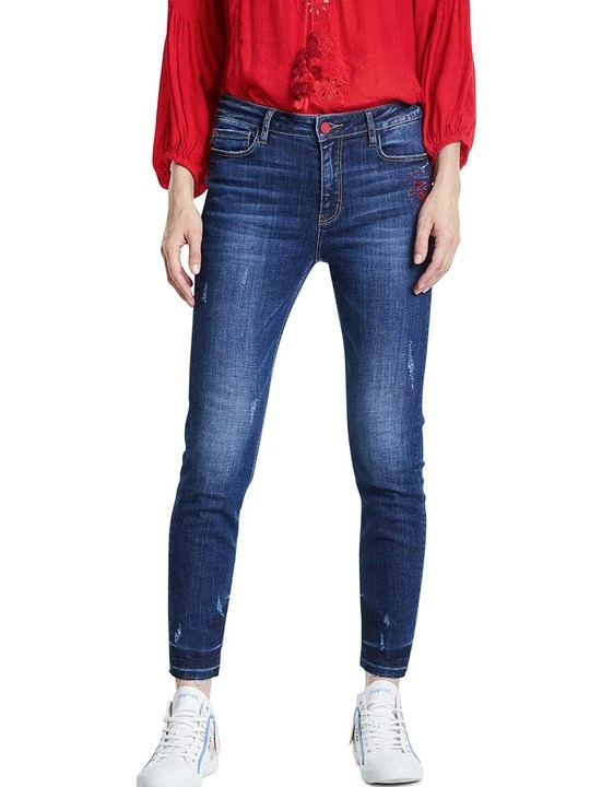 Zdjęcie produktu Jeansy Slim Fit Desigual granatowy