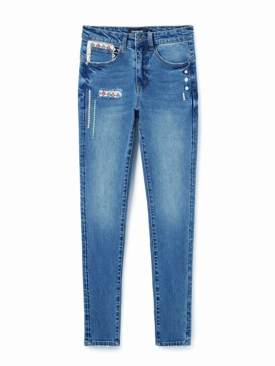 Zdjęcie produktu Jeansy Slim Fit Desigual niebieski