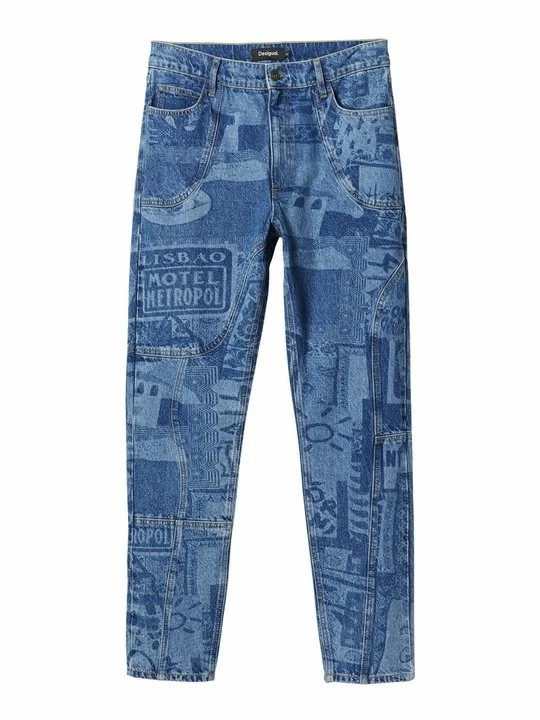 Zdjęcie produktu Jeansy Slim Fit Desigual niebieski