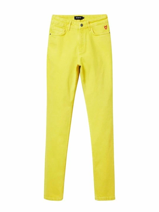 Zdjęcie produktu Jeansy Slim Fit Desigual żółty