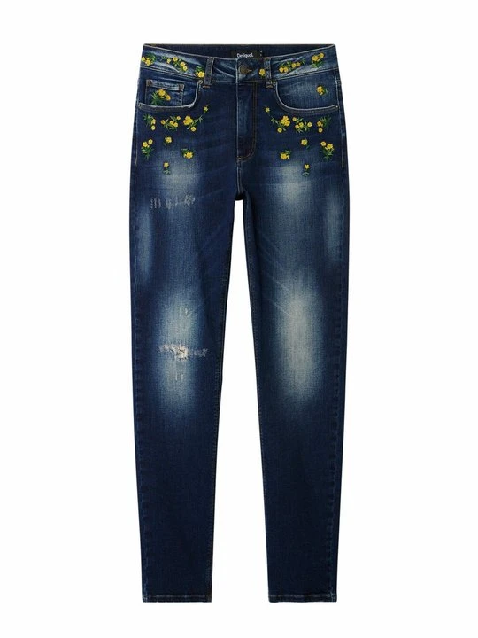 Zdjęcie produktu Jeansy Slim Fit Desigual granatowy