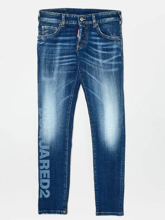 Zdjęcie produktu Jeansy Slim Fit Dsquared2 niebieski