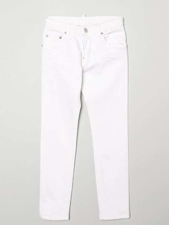 Zdjęcie produktu Jeansy Slim Fit Dsquared2 biały
