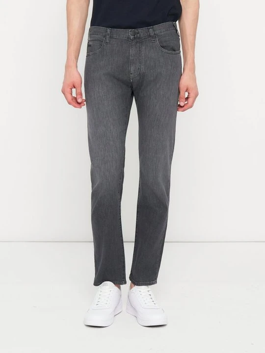 Zdjęcie produktu Jeansy Slim Fit Emporio Armani czarny melanż