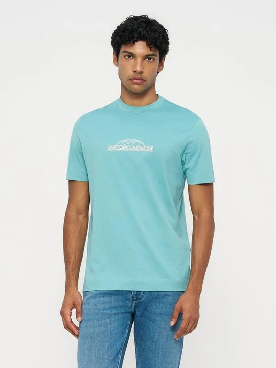Zdjęcie produktu Jeansy Slim Fit Emporio Armani jasnoniebieski denim