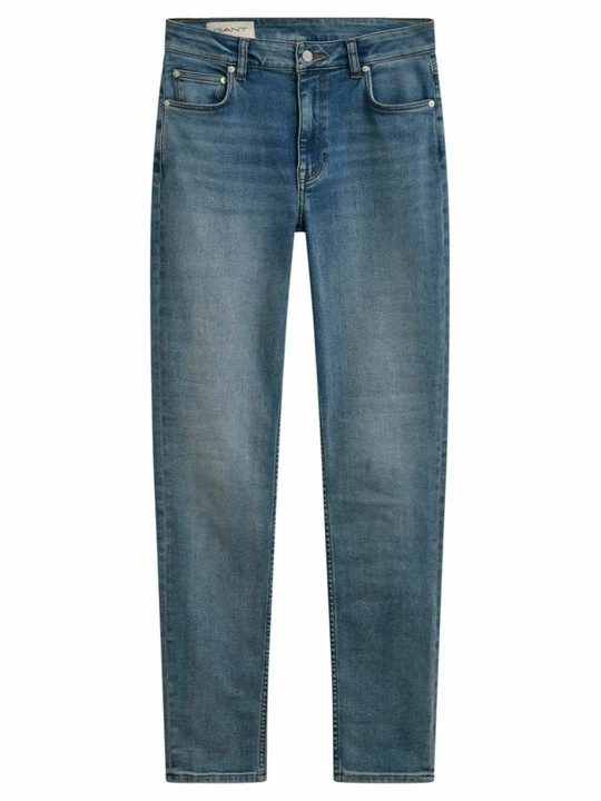 Zdjęcie produktu Jeansy Slim Fit Gant jasnoniebieski denim